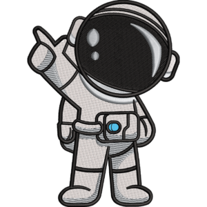 Astronout Embroidery Design