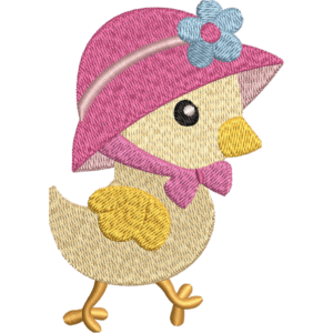 Baby Chick Embroidery Design