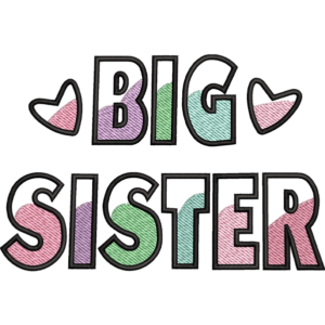 Big Sister Heart Design