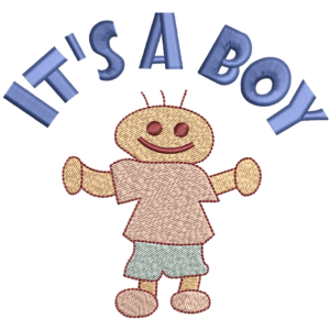 Its A Boy Embroidery Design