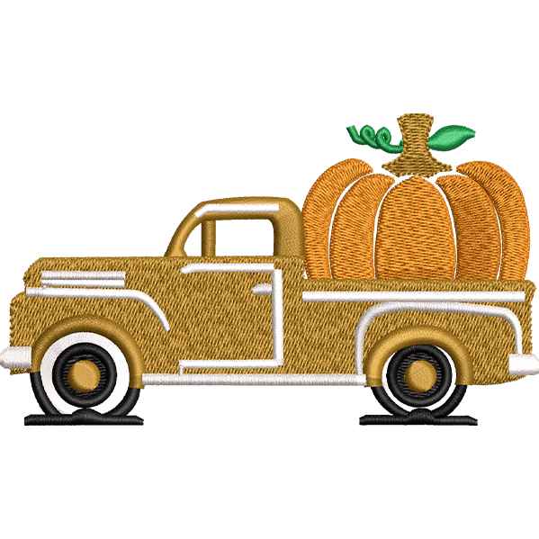 Pumpkin In Truck Design