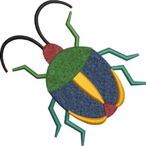 Cockroach Embroidery Design