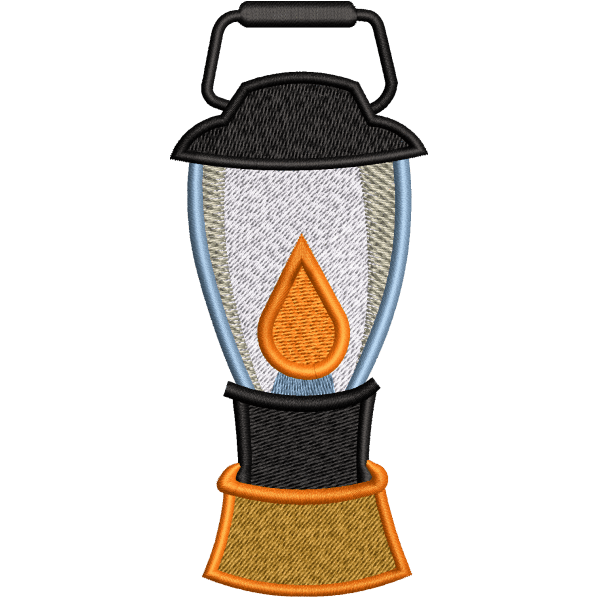 Lantern Embroidery Design