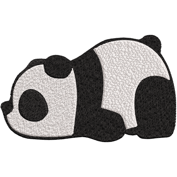 Laying Panda Design