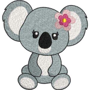 Baby Bear Embroidery Design