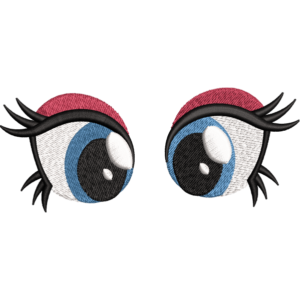 Cat Cute Eyes Embroidery Design