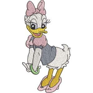 Daisy Duck Embroidery Design