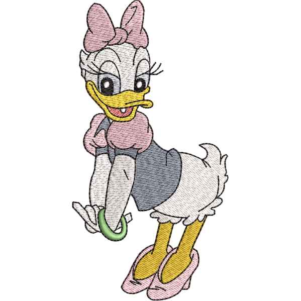 Try Out Daisy Duck Embroidery Design at Cheap Price