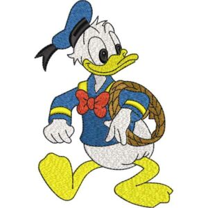 Donald Duck With Rope Design