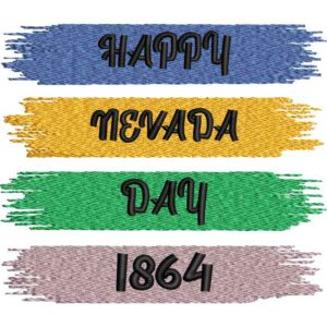 Colorful Nevada Day Design