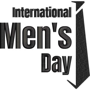 Men Day Tie Design