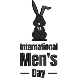 Bunny Men Day Design