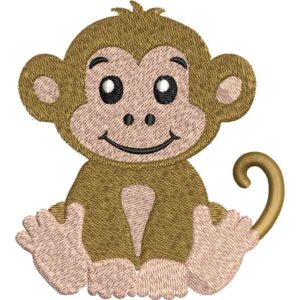 Cute Baby Monkey Design
