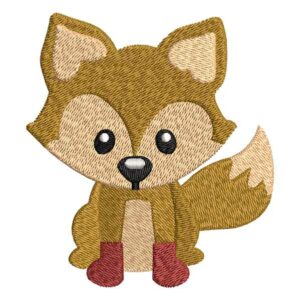 Brown Baby Fox Design