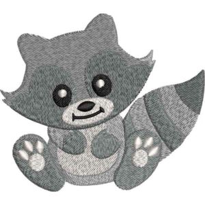 Gray Baby Fox Design