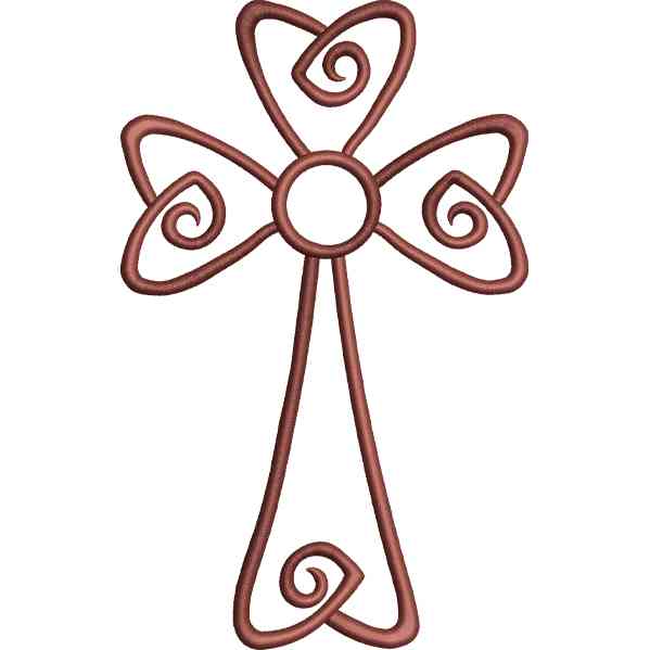 Brown Cross Design