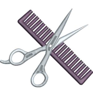 Comb With Scissor Design