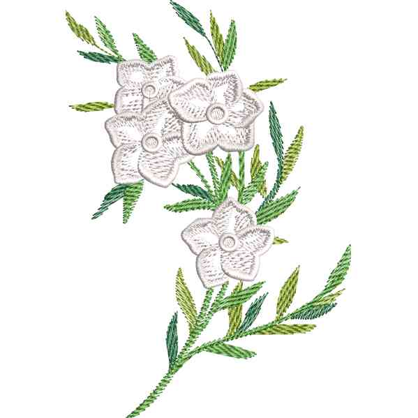 White Flowers Design