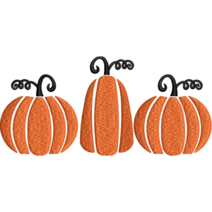 Three Pumpkins Design