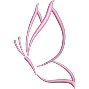 Beautiful Pink Butterfly Design