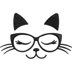 Cartoon Cat Face Design