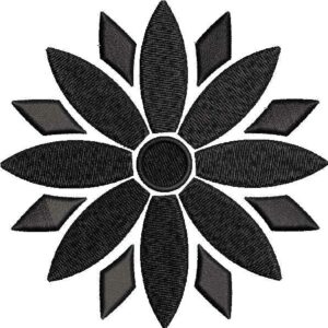 Black Floweret design