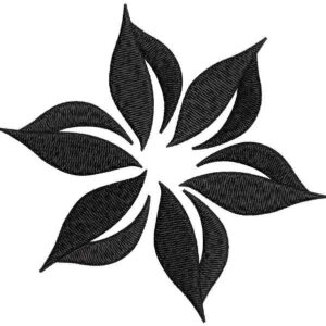 Beautiful Black Flower Design