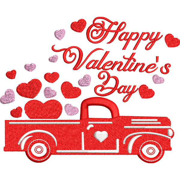 Valentines Day Truck Design
