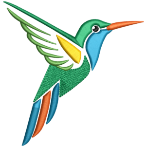Colorful Hummingbird Design