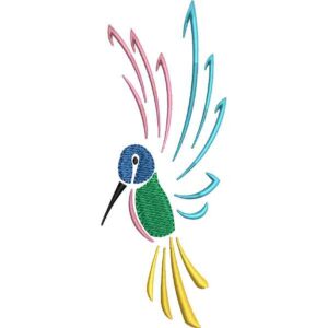 Multicolor Hummingbird Design