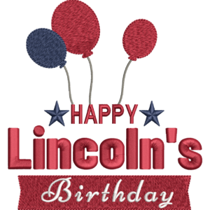 Lincoln Birthday Balloon Design
