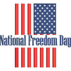 National Freedom Day Flag