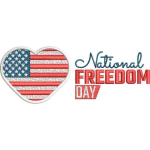 National Freedom Day Heart