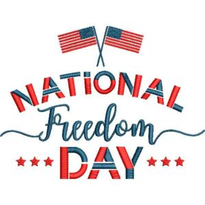 USA National Freedom Day Design