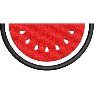 Wassermelone-Stickerei-Design