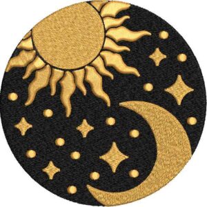 Sun Moon Stars Design