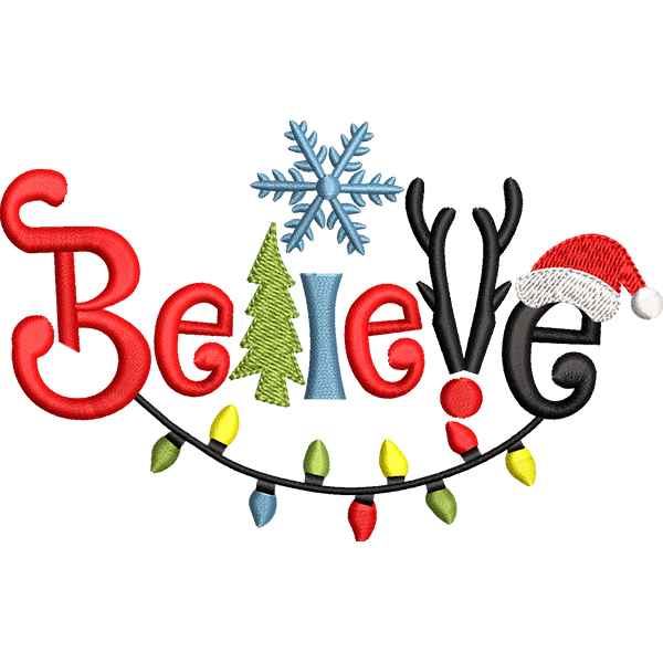 Christmas Believe Design