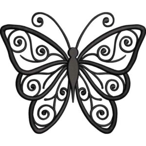 Butterfly Black Design