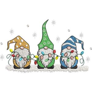 Conception de Noël de gnome d'hiver
