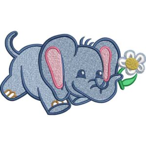 Baby Elephant Playing Design