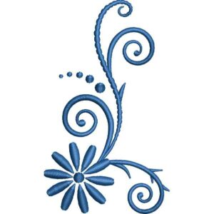 Beautiful Blue Flower Design