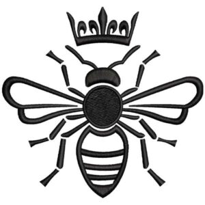 Monochrome Queen Bee Design