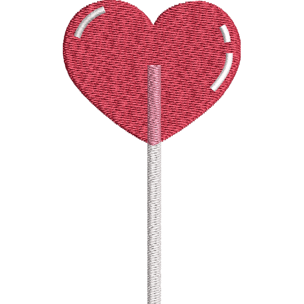 Heart Shaped lollipop Design