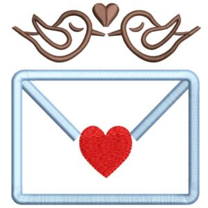 Love Sparrow Heart Design