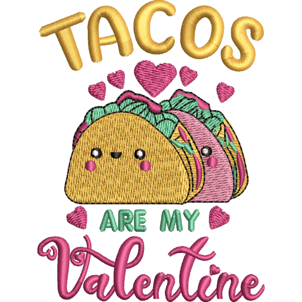 Tacos Valentine Design