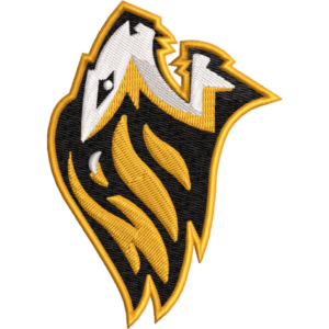 Black Logo Tiger Face Design