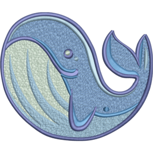 Conception de baleine bleue