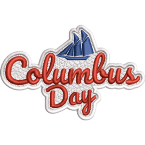 Columbus Day Outline Design