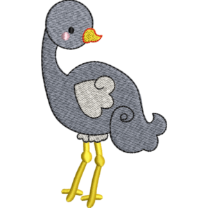 Emu Embroidery Design