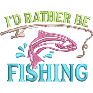 Rather Be Fishing Design